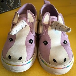 Toddler Unicorn Vans Slip-Ons
